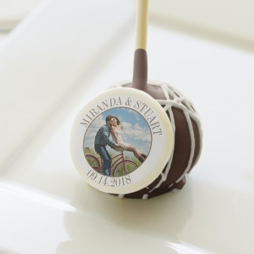 Create your own photo bride and groom Wedding Cake Pops