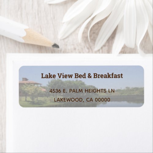 Create Your Own Photo Business Return Address Label