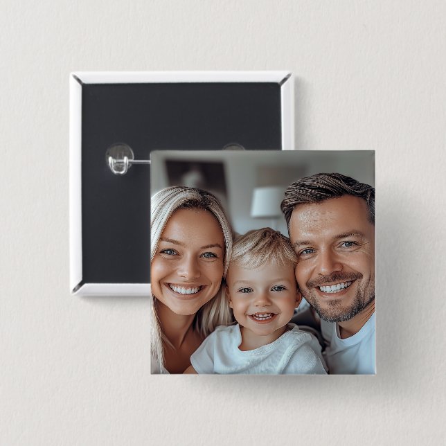 Create Your Own Photo Button (Front & Back)