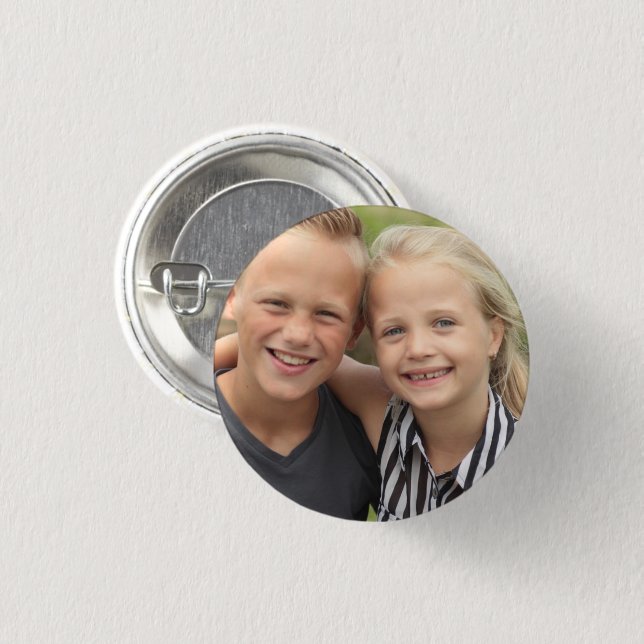 Create Your Own Photo Button (Front & Back)
