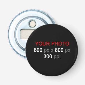 Create Your Own Photo Button Bottle Opener