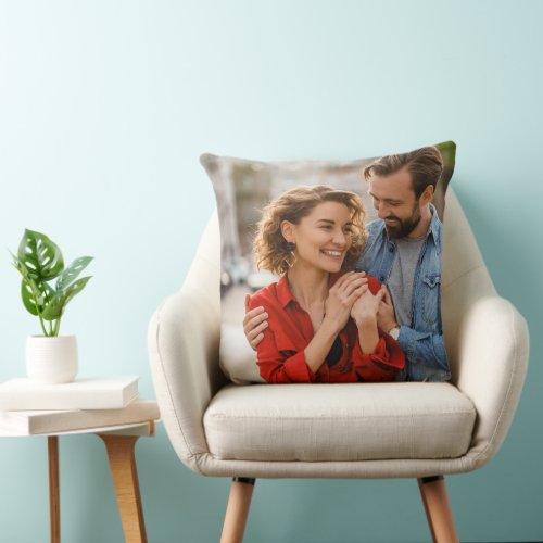 Create Your Own Photo by Lifetime Creations  Throw Pillow