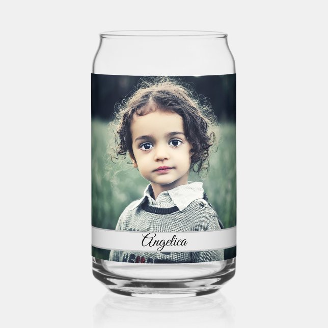Create Your Own Photo Can Glass (Front)