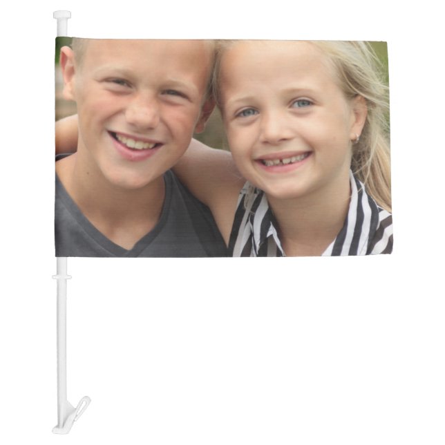 Create Your Own Photo Car Flag (Front)
