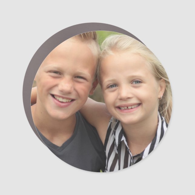 Create Your Own Photo Car Magnet (Front)