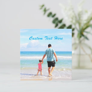 Create Your Own Photo Card Personalized Text Name