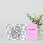 Create Your Own Photo Card Pink (Standing Front)