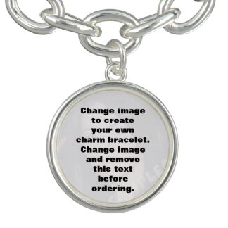 Create your own photo charm bracelet