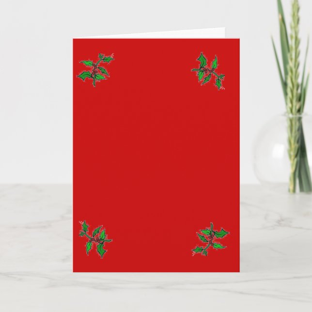 CREATE YOUR OWN PHOTO CHRISTMAS CARD (Front)