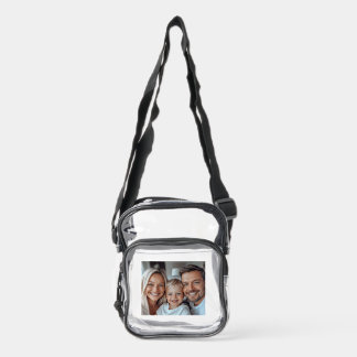 Create Your Own Photo Clear Crossbody Bag
