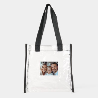 Create Your Own Photo Clear Tote Bag