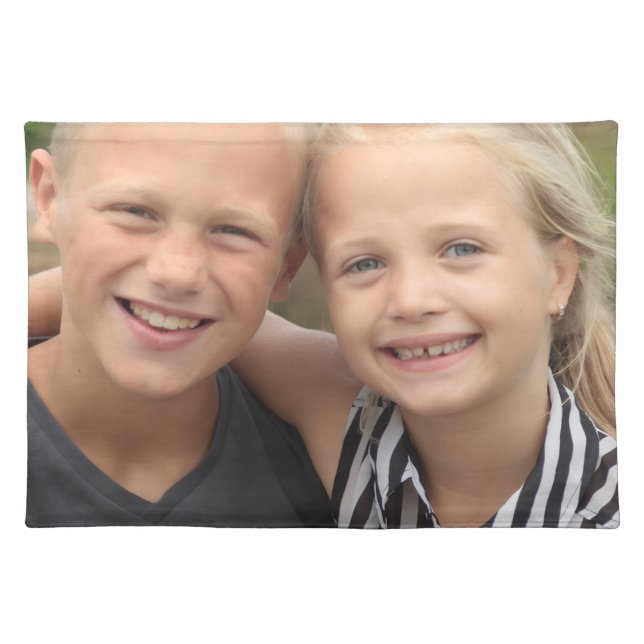 Create Your Own Photo  Cloth Placemat (Front)