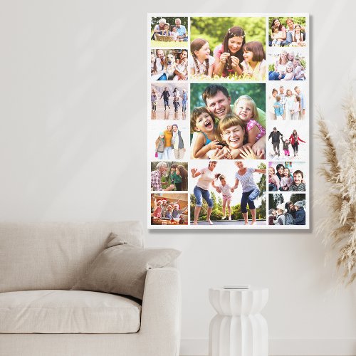 Create Your Own Photo Collage 15 Pictures White