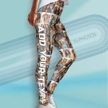 Create Your Own Photo Collage - 16 photos Leggings<br><div class="desc">Show off your fun side with favorite pictures of friends and family. A unique piece of clothing that is completely covered in small pictures. For best results,  crop all of your photos into squares before uploading to this collage.</div>