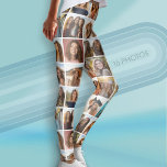 Create Your Own Photo Collage - 16 photos Leggings<br><div class="desc">Show off your fun side with favorite pictures of friends and family. A unique piece of clothing that is completely covered in small pictures. For best results,  crop all of your photos into squares before uploading to this collage.</div>