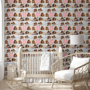 Create Your Own Photo Collage - 6 photos Monogram Wallpaper