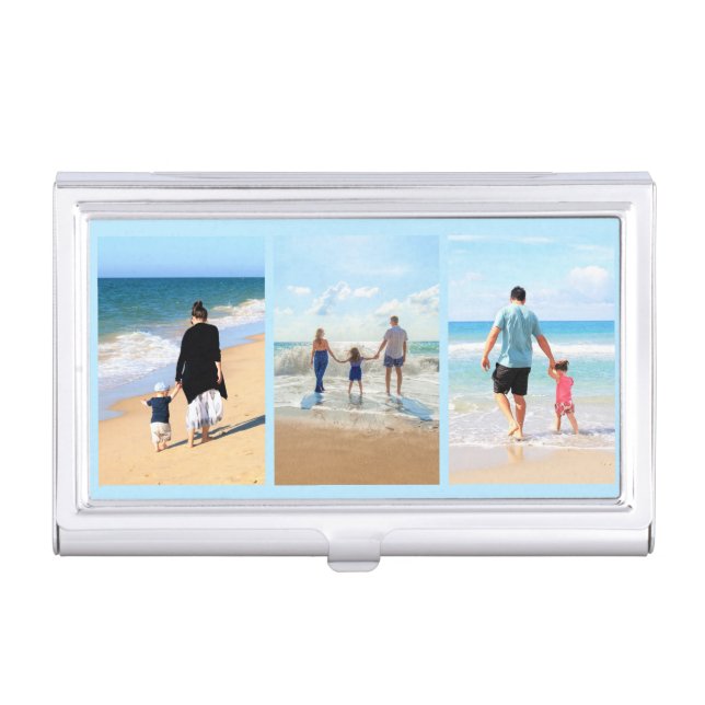 Create Your Own Photo Collage Business Card Case (Front)