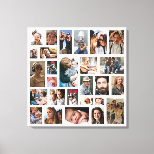 Create Your Own Photo Collage Canvas Print