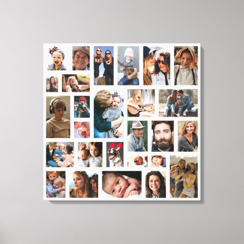 Create Your Own Photo Collage Canvas Print
