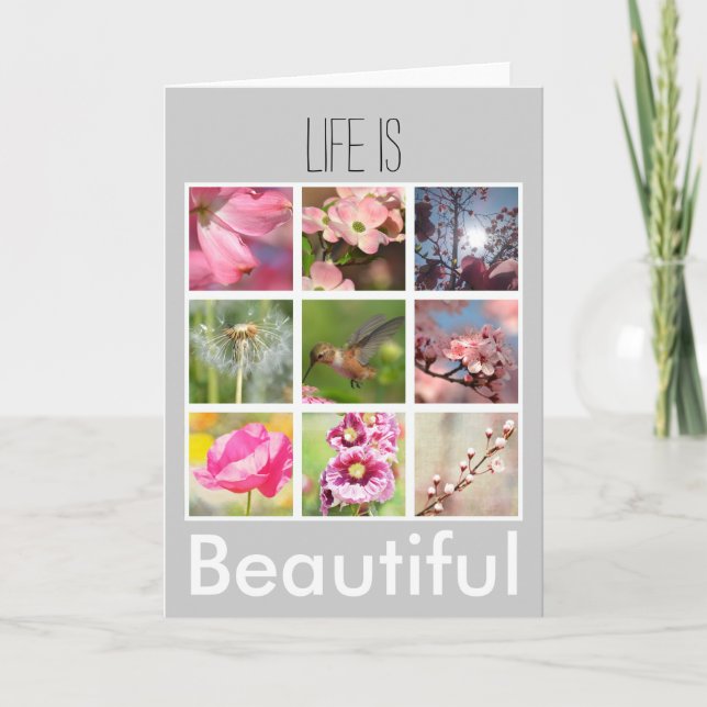 Create Your Own Photo Collage Card (Front)