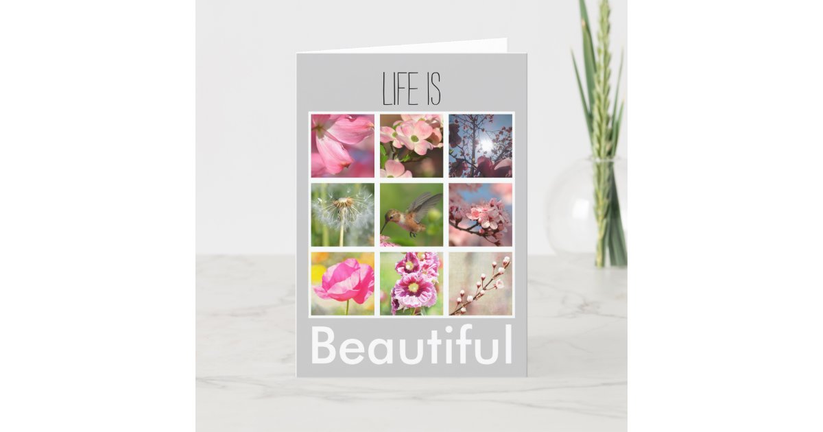 Create Your Own Photo Collage Card | Zazzle