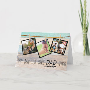 Create Your Own Photo Collage Card. Fathers Day Card