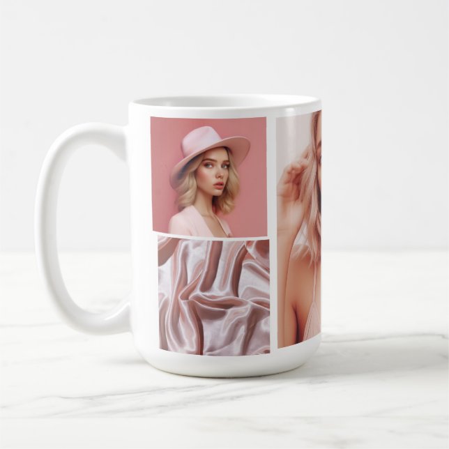 Create Your Own Photo Collage  Coffee Mug (Left)