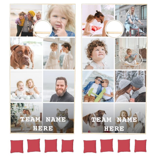Create Your Own Photo Collage  Cornhole Set (Set)