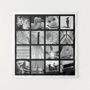 Create-Your-Own Photo Collage Design Tapestry Art