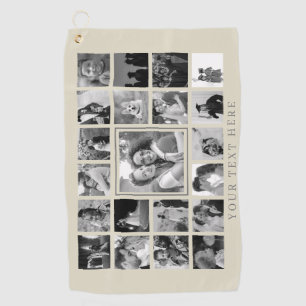Create your own Photo Collage Family Golf Towel