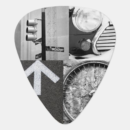 Create-your-own Photo Collage Guitar Pick
