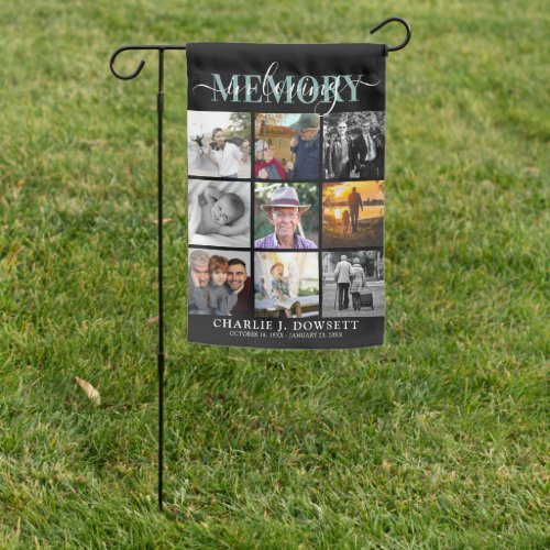 Create Your Own Photo Collage In Loving Memory Garden Flag