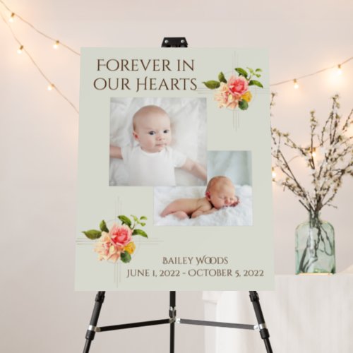 Create Your Own Photo Collage Memorial Funeral  Foam Board