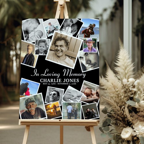 Create Your Own Photo Collage Memorial Funeral 