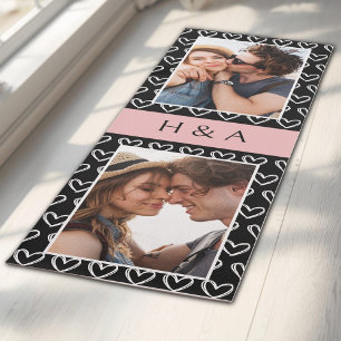 Create Your Own Photo Collage Monogram Yoga Mat