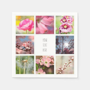 Create Your Own Photo Collage Napkins