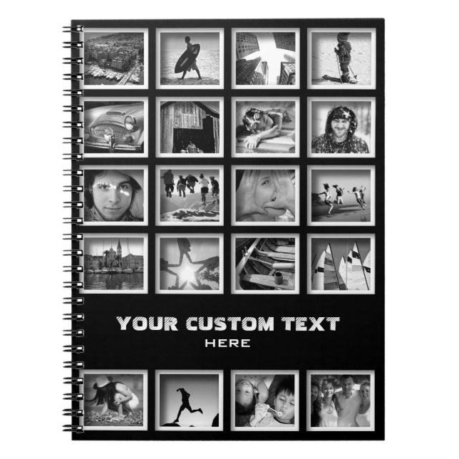 Create-Your-Own Photo Collage Notebook (Front)