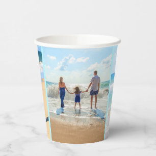 Create Your Own Photo Collage Paper Party Cups