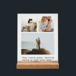 Create Your Own Photo Collage Quote Acrylic Sign<br><div class="desc">Create your own custom quote acrylic print sign. Features minimalist typewriter typography and personalized photo collage.</div>
