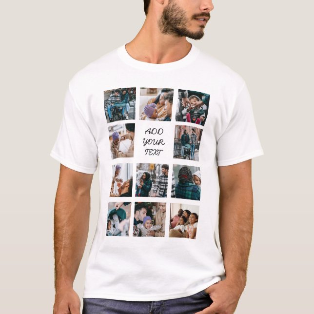 Create Your Own Photo Collage T-Shirt (Front)