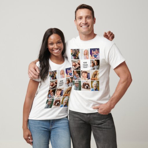 Create Your Own Photo Collage T-Shirt | Zazzle