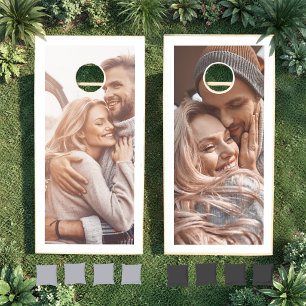 Create Your Own Photo Cornhole Set