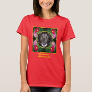 Create Your Own Photo Cosmos Flowers Frame  T-Shirt