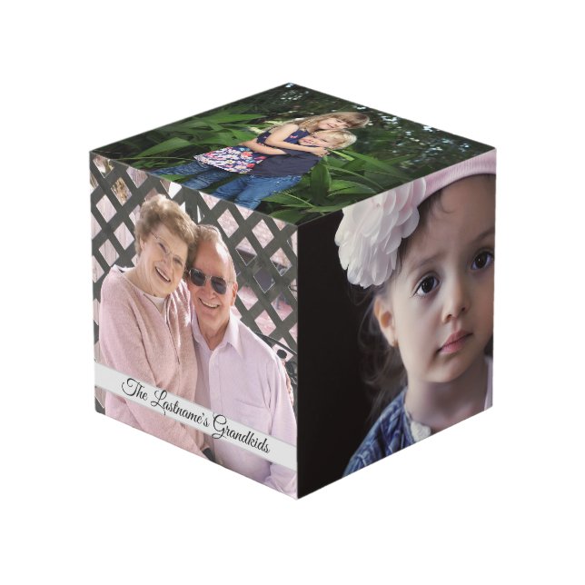 Create Your Own Photo Cube (Front Angled)
