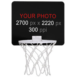 Create Your Own Photo Custom Basketball Hoop