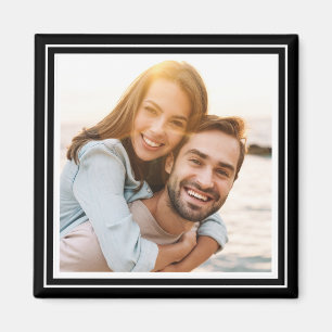 Create Your Own Photo Custom Keepsake Black Magnet