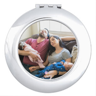 Create Your Own Photo Custom Pic DIY Family Compact Mirror