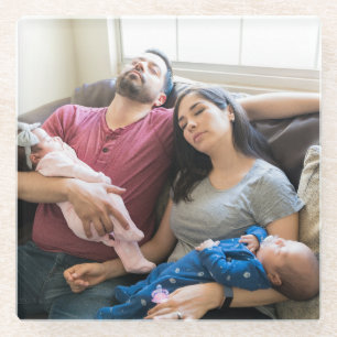 Create Your Own Photo Custom Pic DIY Family Glass Coaster