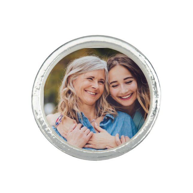 Create Your Own Photo Custom Pic DIY Ring (Front)