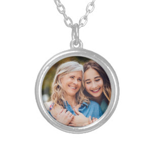 Create Your Own Photo Custom Pic DIY Silver Plated Necklace